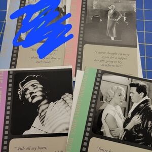 TCM BAD girls of Cinema Set of 3 Blank Cards